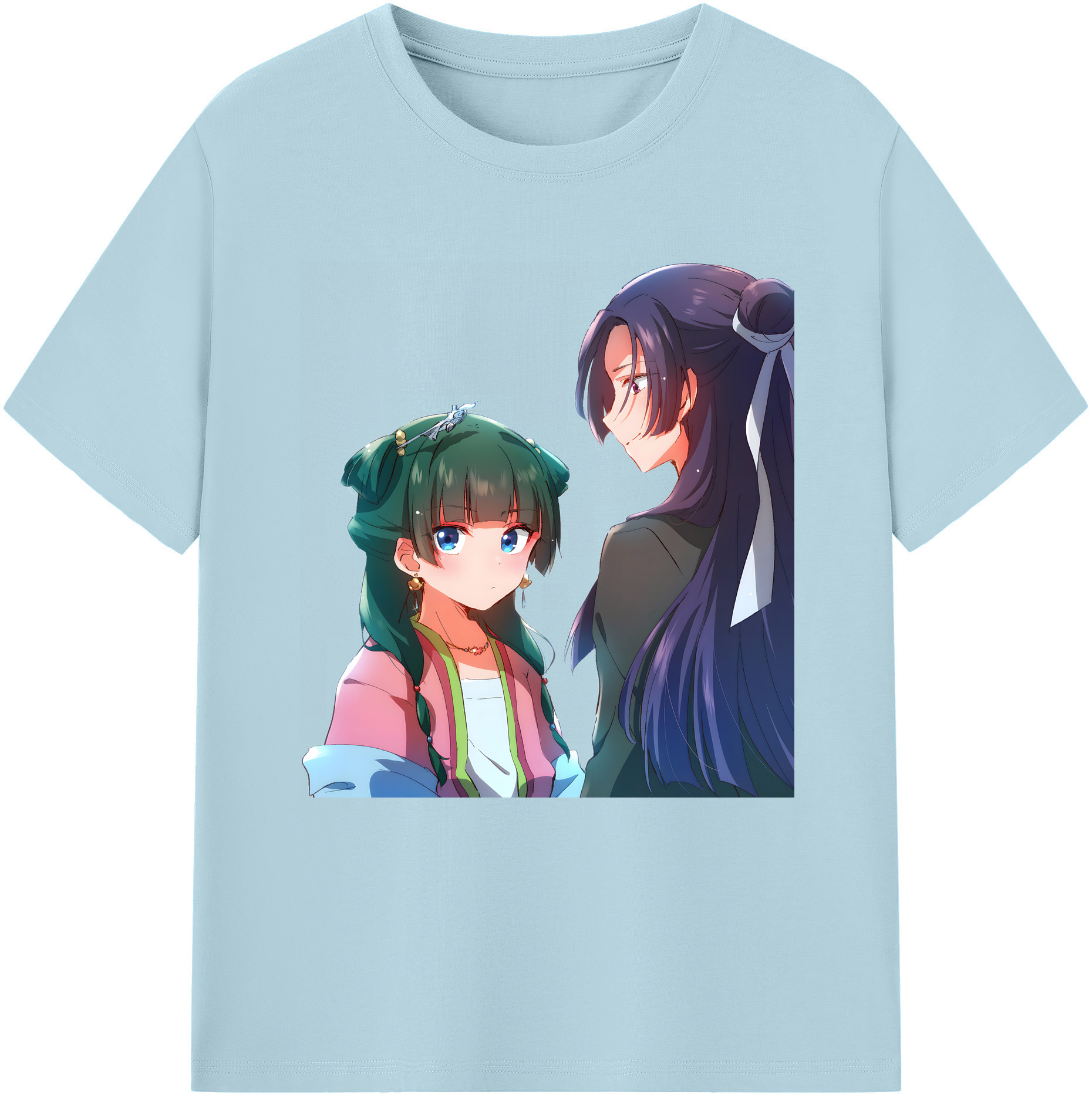 （画像用） 薬屋のひとりごと The Apothecary Diaries 綿100％半袖Tシャツ（フロントプリント）